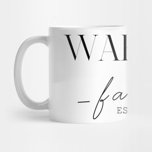 Warron Family EST. 2020, Surname, Warron Mug